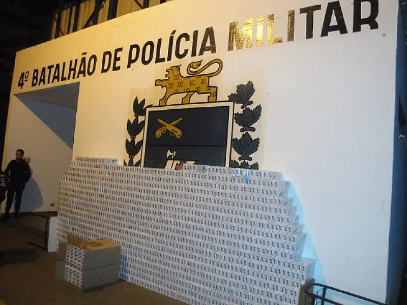 Veículo é apreendido com cigarro contrabandeado em Ponta Porã
