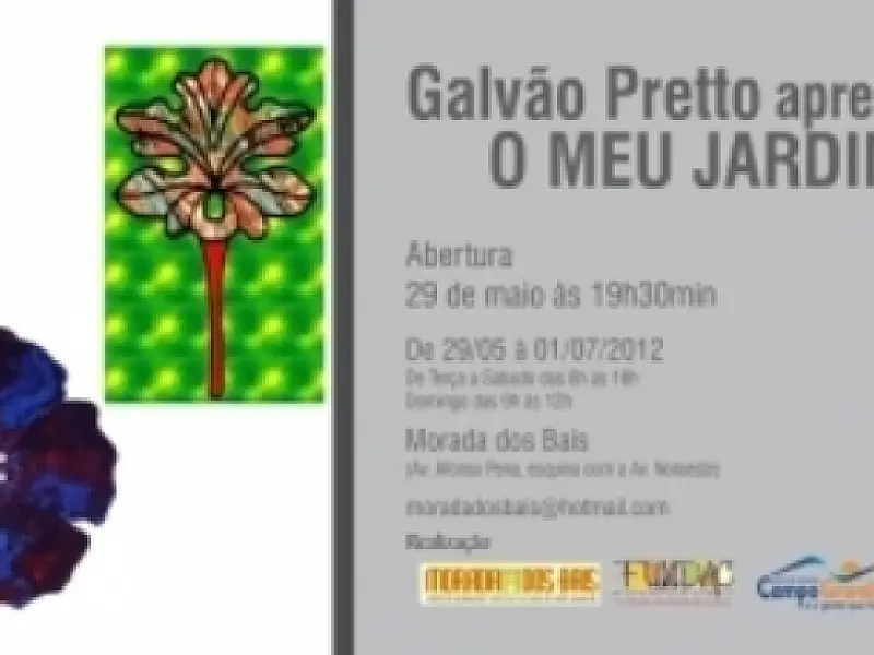 Galvão Preto expõe "O Meu Jardim" na Morada dos Baís