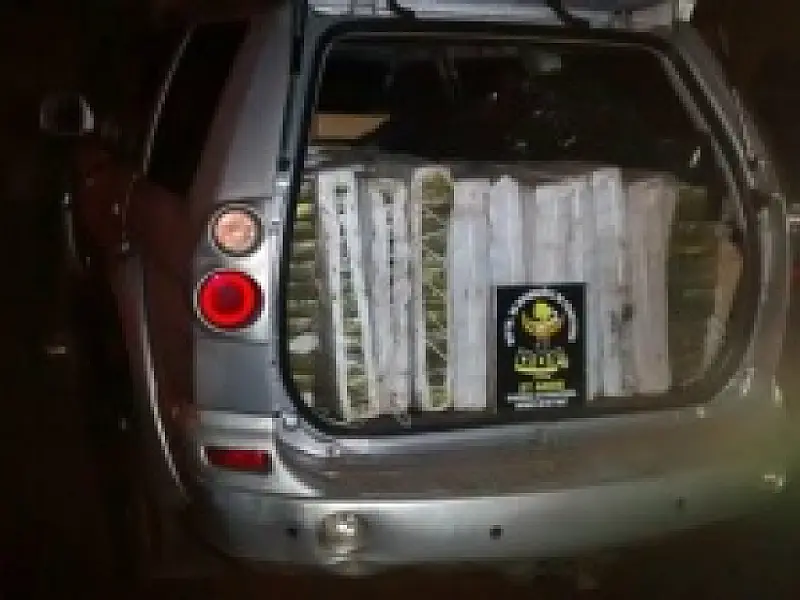 DOF apreende Pajero com maconha e cocaína em Dourados