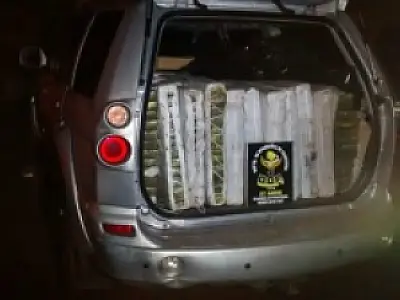 DOF apreende Pajero com maconha e cocaína em Dourados