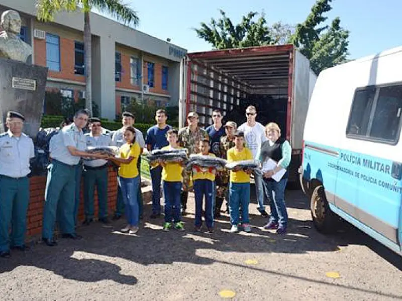 PM da Capital entrega agasalhos da Campanha Aquece MS