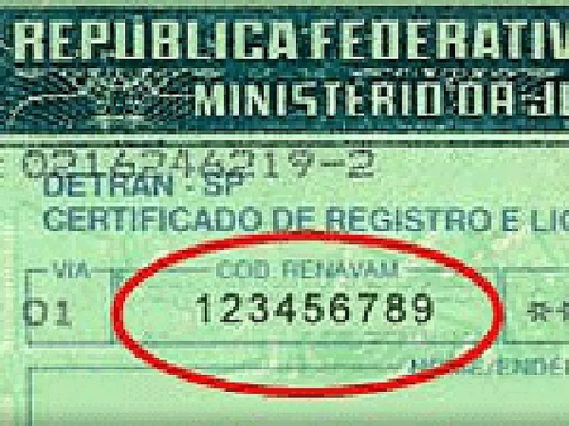 Código do Renavam ganhará dois dígitos a partir de 1º de abril