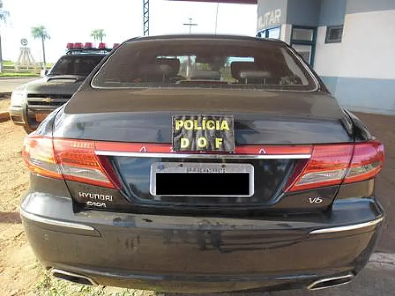 DOF apreende veiculo roubado da cidade de Ribeirão Preto-SP