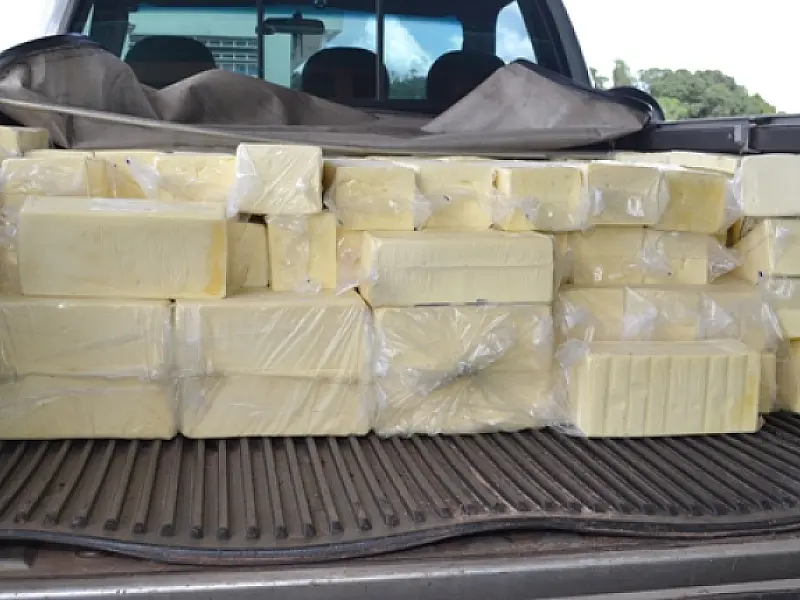 Transportada de forma irregular são apreendidas 700 kg de mussarela em Coxim