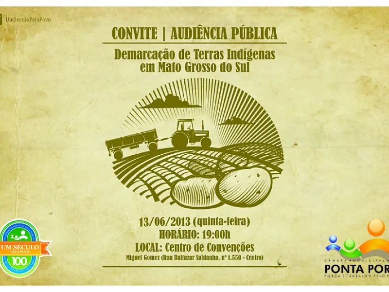 Em Ponta Porã audiência pública discute conflitos indígenas