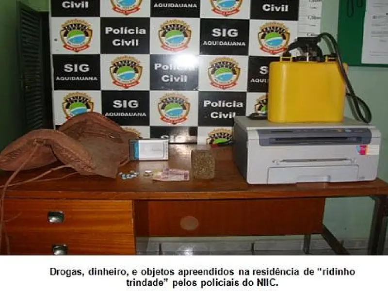Polícia prende dois aquidauanenses acusados por tráfico de drogas
