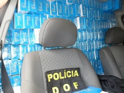 DOF apreende 250 mil cigarros em veículo de douradense