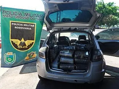 PMR apreende droga que seria levada para SP