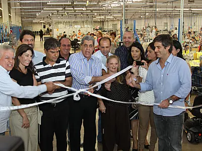 Política de incentivo fiscal é destaque durante inauguração de fábrica