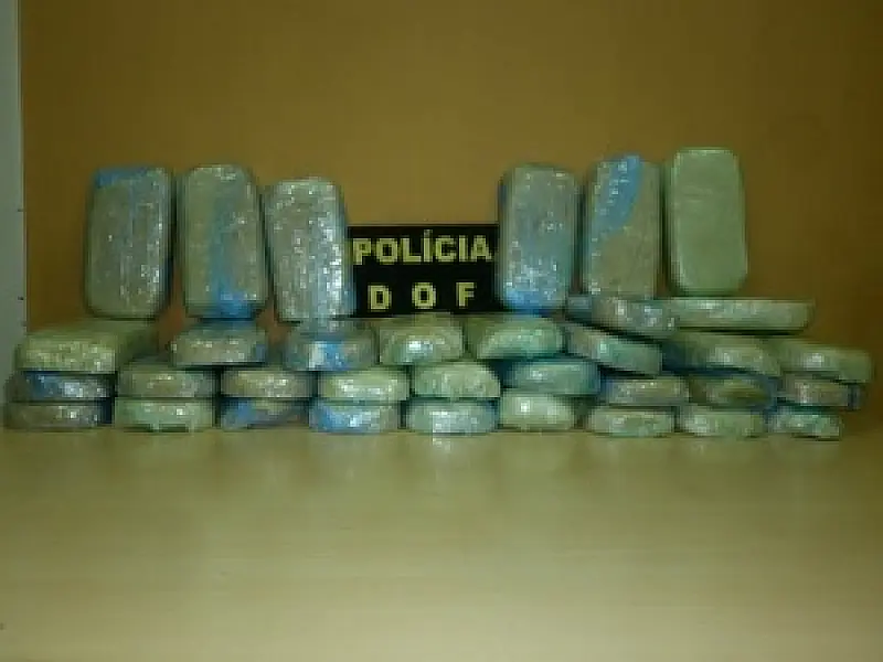 DOF apreende pasta base de cocaína em carreta na BR 262