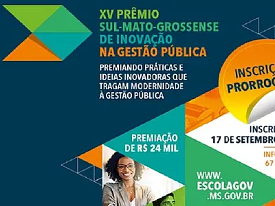 Termina hoje as inscrições para o Prêmio de Inovação na Gestão Pública