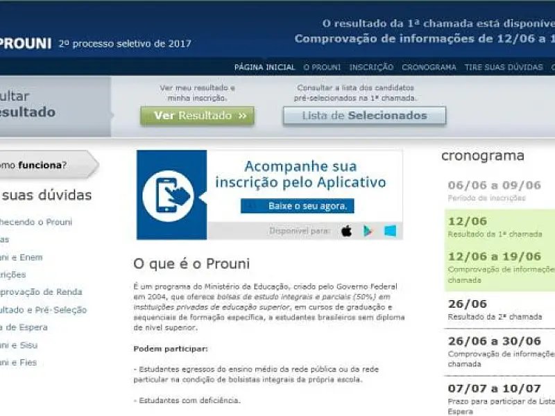 Aprovados na primeira chamada do ProUni têm até hoje para confirmar informações