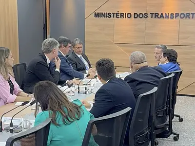 Integração: Em Brasília, governadores de MS e SP discutem projeto da Malha Oeste
