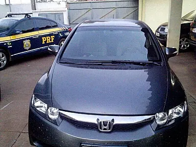 Honda Civic furtado em MG é recuperado em Três Lagoas