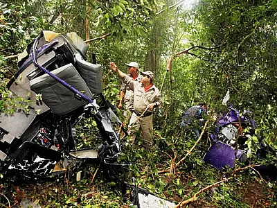 Acidente com helicóptero deixa dois mortos no Rio