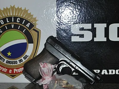 Homem é preso por posse ilegal de arma de fogo em Dourados