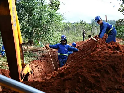 Prefeitura e Águas Guariroba iniciam implantação do fornecimento de água na Aldeia Água Bonita
