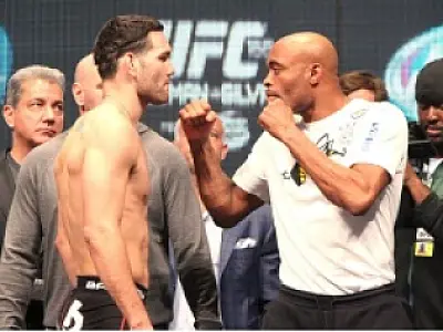 Anderson Silva não cumprimenta Weidman; luta ocorre na noite de hoje
