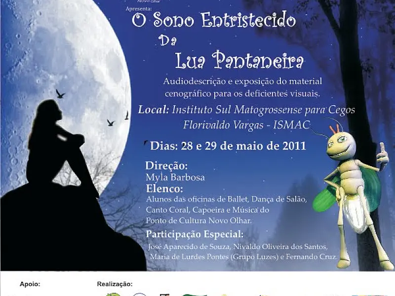 Peça "O sono entristecido da Lua Pantaneira" será apresentada sábado e domingo