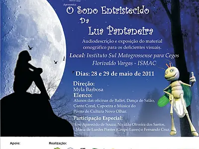 Peça "O sono entristecido da Lua Pantaneira" será apresentada sábado e domingo
