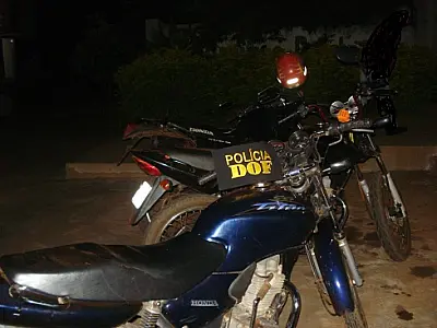 Duas motocicletas roubadas foram recuperadas no interior do estado