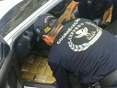 DOF apreende 120 Kg de maconha em Dourados e prende trio mineiro por tráfico