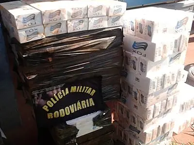 PMR de Amandina apreende 10 mil maços de cigarros