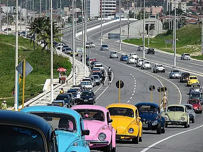 Apaixonados por Fusca realizam carreata neste domingo na Capital