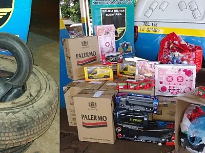 Polícia Militar Rodoviária apreende contrabando em Ponta Porã