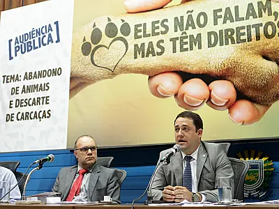Marcio Fernandes defende direitos dos animais em Audiência Pública