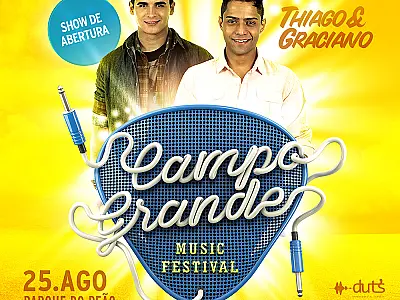 Dupla Thiago e Graciano é a sexta atração do Campo Grande Music Festival