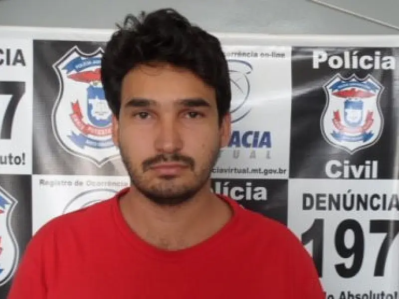 Jovem que matou pedreiro atropelado em Coxim é preso em MT