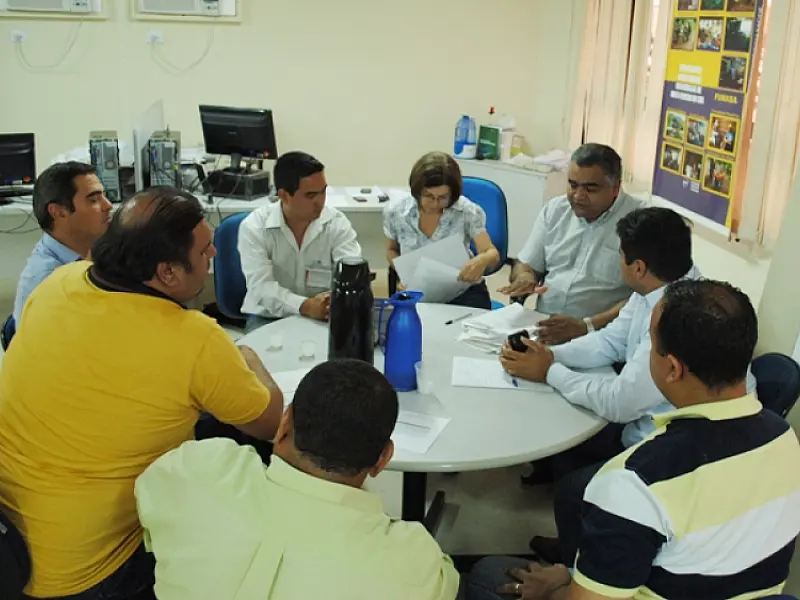 Funasa e gestores de Jaraguari discutem ações de educação em saúde ambiental