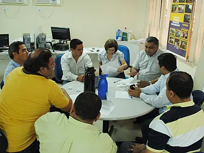 Funasa e gestores de Jaraguari discutem ações de educação em saúde ambiental