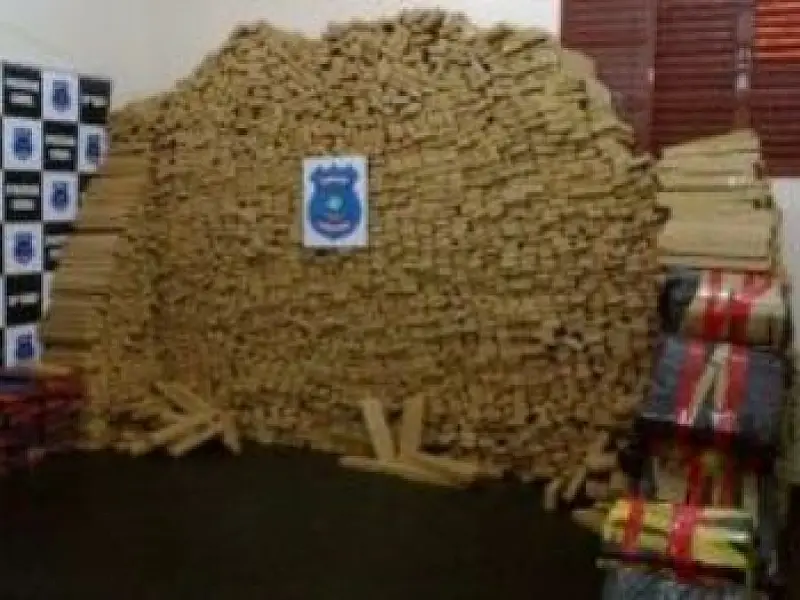 Toneladas de maconha são apreendidas em GO dentro de caminhonete de MS