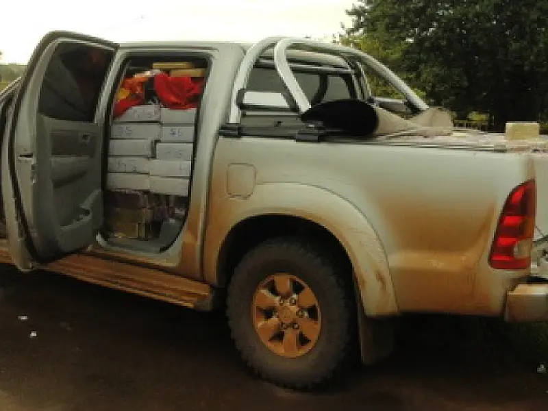 Motorista abandona camionete com 1,7 tonelada de maconha em Caarapó