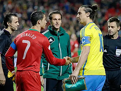 Cristiano Ronaldo e Ibrahimovic decidem a vaga mais aguardada