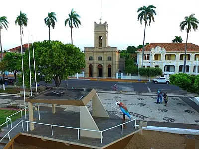 Praça histórica de Miranda será revitalizada pelo Governo de MS com investimento de R$ 3 milhões