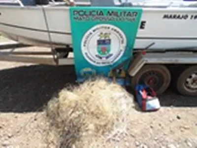 PMA apreende arma de caça e petrechos ilegais de pesca