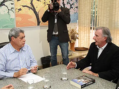 Governador recebe a visita de Wilson Fittipaldi e confirma "Fittipaldi Motor Show"