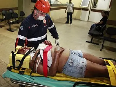 Mulher fica gravemente ferida ao ser atropelada em Coxim