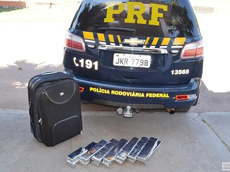PRF prende mais um jovem por tráfico na BR-163 em Coxim