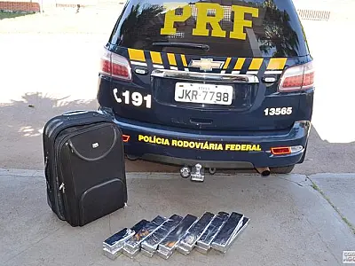 PRF prende mais um jovem por tráfico na BR-163 em Coxim