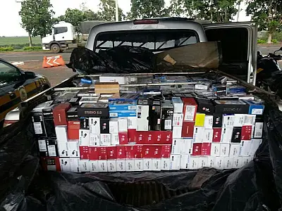 PRF apreende veículo com eletrônicos