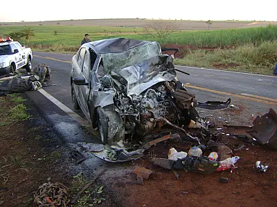Na MS-145 acidente deixa uma vítima fatal