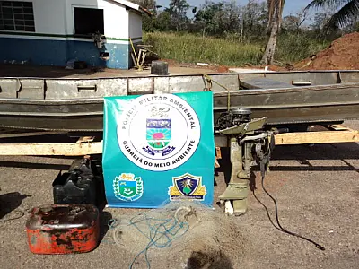 Pescador profissional é preso por pesca predatória no rio Miranda