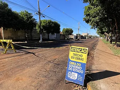 Em Dourados, Governo de MS investe R$ 17 milhões em recapeamento do Jardim Água Boa