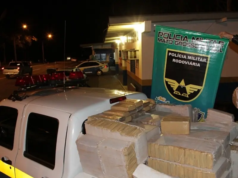 Em 6 meses Polícia Militar Rodoviária apreende mais de 40 toneladas de drogas