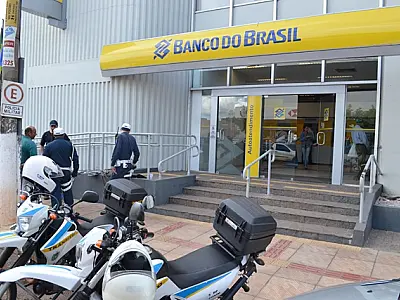 Malote com dinheiro é roubado em frente ao BB em Coxim