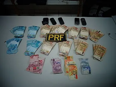 PRF apreende dinheiro mais uma vez na BR 163; desta vez foram 54 mil